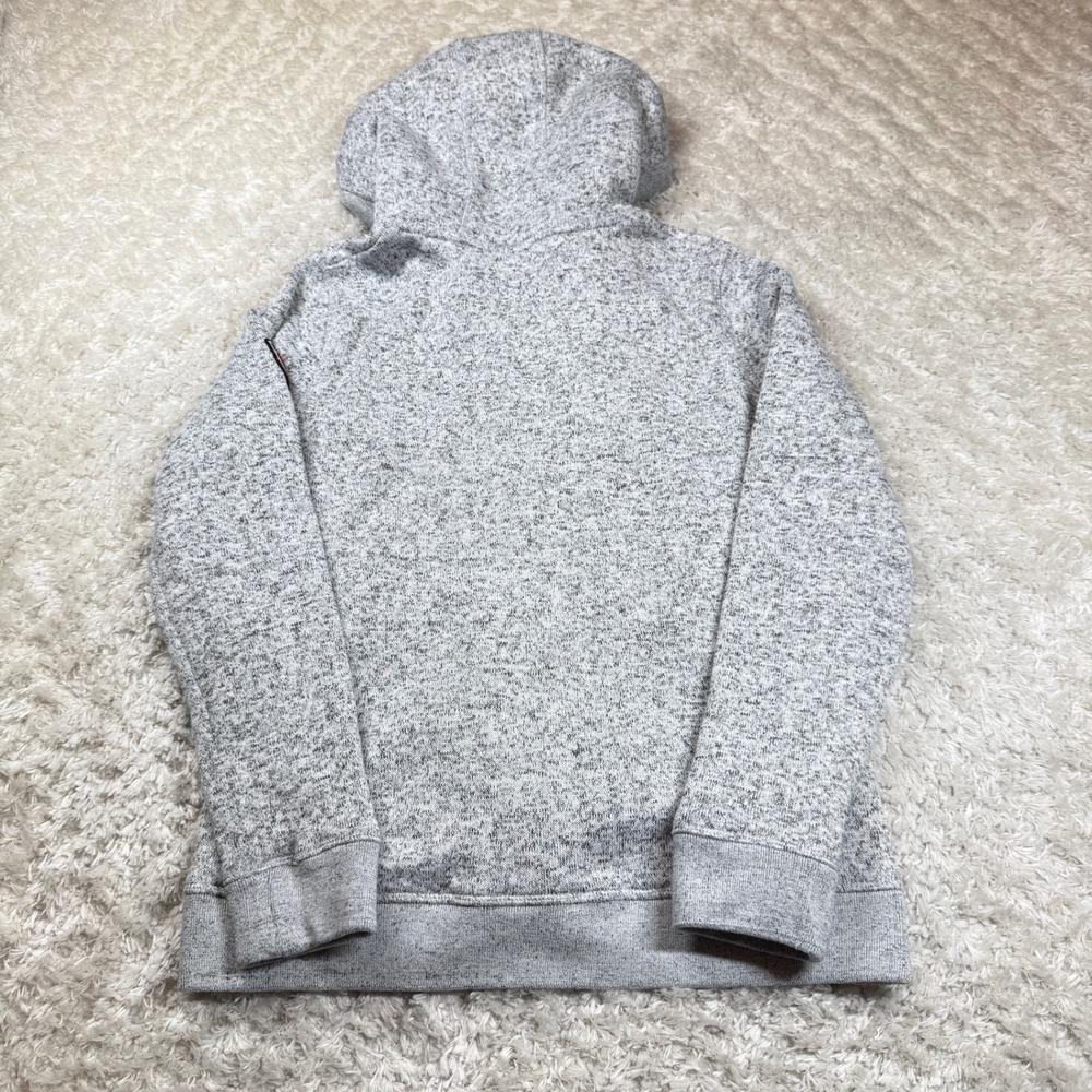 Canadiana Hoodie Womens Large Full Zip Canada Patch Gray Maple Leaf Cozy - Picture 2 of 11